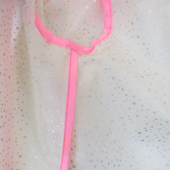 Gap Toddler Girl Size 3 Years Sparkle Rain Jacket Zipper Closure Hooded - Picture 13 of 14